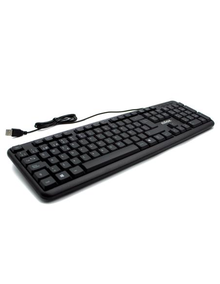 Nilox NXKBE000002 Teclado Compacto USB-A Negro