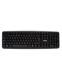 Nilox NXKBE000002 Teclado Compacto USB-A Negro