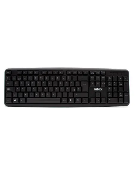 Nilox NXKBE000002 Teclado Compacto USB-A Negro