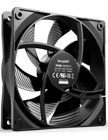 Be Quiet Pure Wings 3 Ventilador PWM 120mm Negro