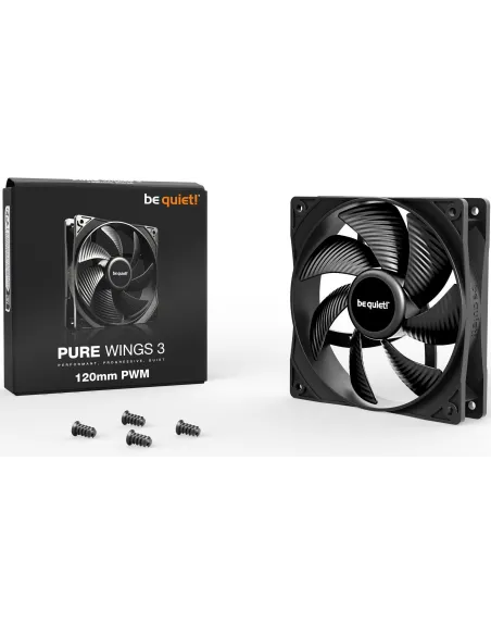 Be Quiet Pure Wings 3 Ventilador PWM 120mm Negro