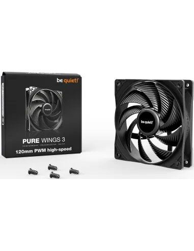 Be Quiet Pure Wings 3 Highspeed Ventilador 120mm Negro