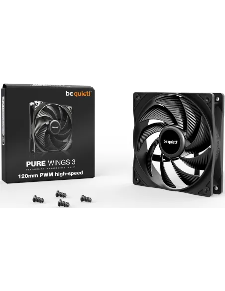 Be Quiet Pure Wings 3 Highspeed Ventilador 120mm Negro