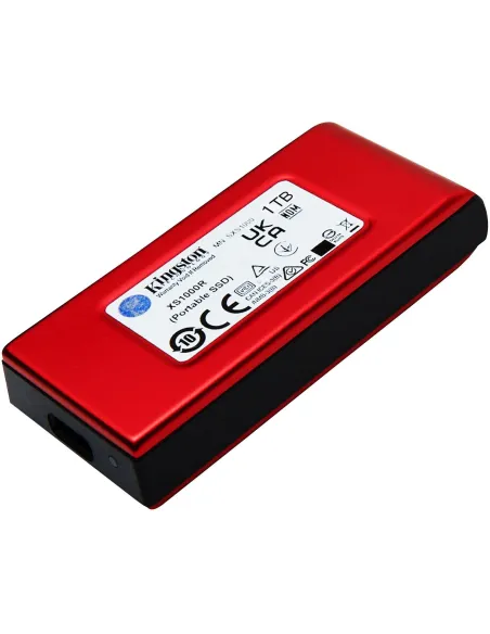 Kingston XS1000 1TB SSD Externo USB-C Rojo