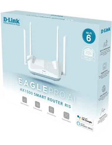 D-Link R15 Eagle Pro AI AX1500 WiFi 6 Smart Router