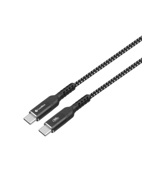 CoolBox COO-CAB-UC-60W Cable USB-C a USB-C PD 60W QC4.0 1.2m