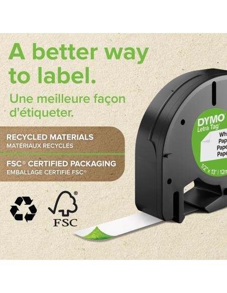 Dymo LetraTag 200B Rotuladora Inalámbrica Portátil Negra