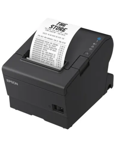 Epson TM-T88VII Impresora de Tickets Térmica USB + Ethernet + Puerto Serie Negra