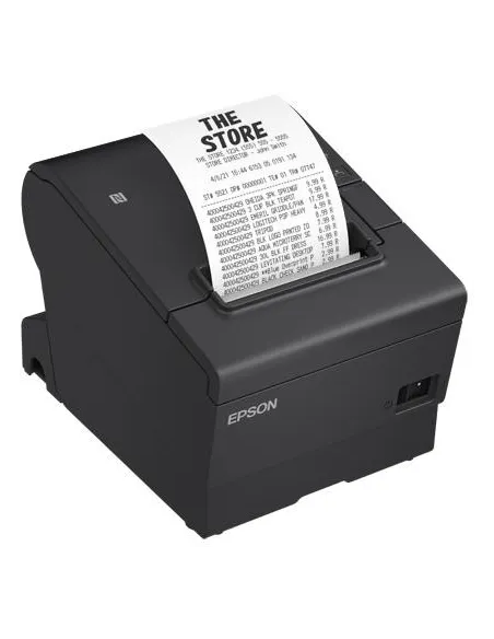 Epson TM-T88VII Impresora de Tickets Térmica USB + Ethernet + Puerto Serie Negra