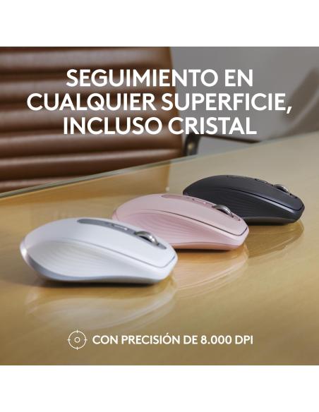 Logitech MX Anywhere 3S Ratón Inalámbrico Bluetooth 8000 DPI Gris