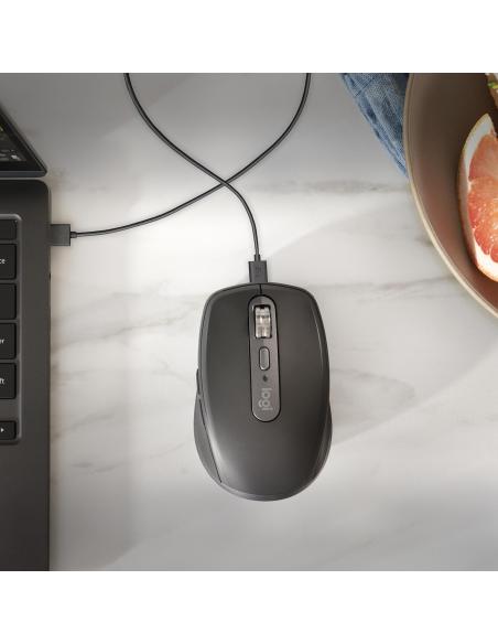 Logitech MX Anywhere 3S Ratón Inalámbrico Bluetooth 8000 DPI Gris