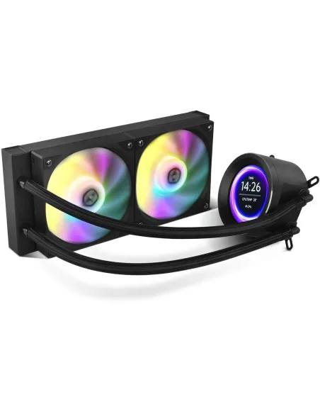 Nox Hummer X-240 LCD Kit de Refrigeración Líquida 240 mm Negro