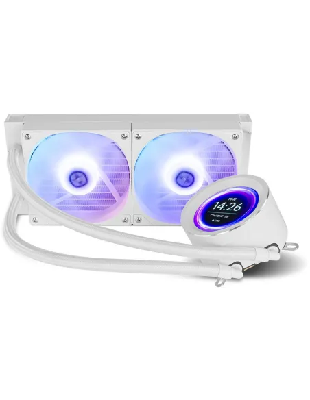 Nox Hummer X-240 LCD Kit de Refrigeración Líquida 240 mm Blanco
