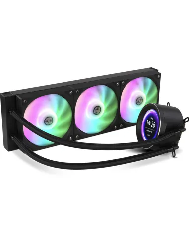 Nox Hummer X-360 LCD Kit de Refrigeración Líquida 360 mm Negro