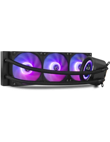 Nox Hummer X-360 LCD Kit de Refrigeración Líquida 360 mm Negro