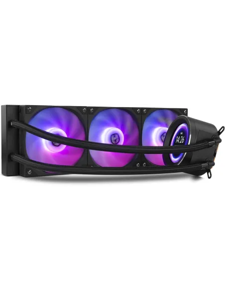 Nox Hummer X-360 LCD Kit de Refrigeración Líquida 360 mm Negro