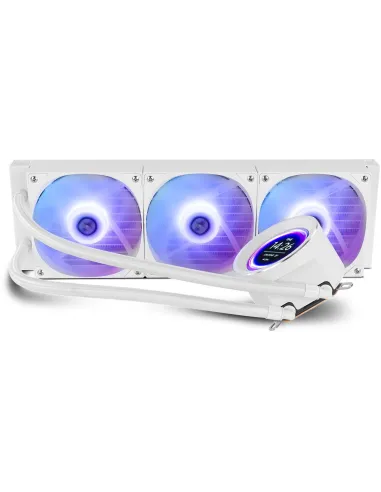 Nox Hummer X-360 LCD Kit de Refrigeración Líquida 360 mm Blanco