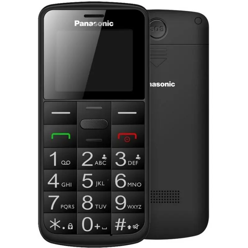 Panasonic KXTU110EXB Teléfono para Personas Mayores Negro