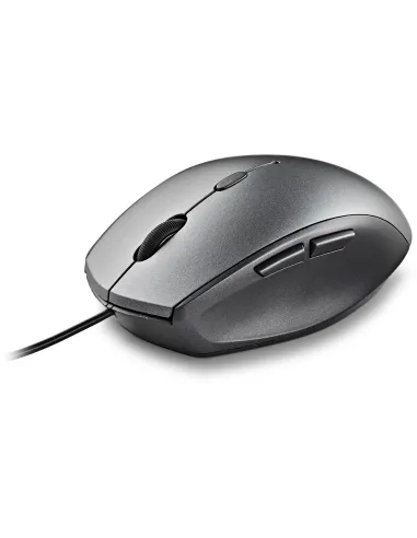 NGS Moth Ratón Ergonómico Gris