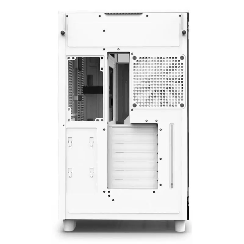 NZXT H9 Flow Cristal Templado USB 3.2 Blanca