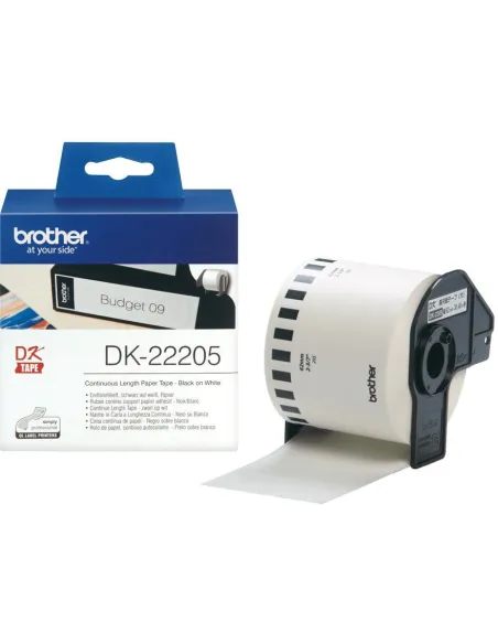 Brother DK22205 Cinta Papel Térmico Continuo 62 mm