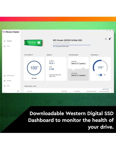 WD Green SN350 SSD M.2 500GB PCIe Gen 3