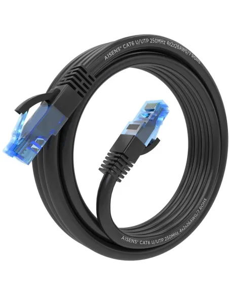 Aisens A135-0846 Cable de Red RJ-45 Cat.6 UTP 3 M Negro