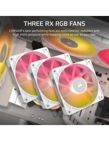 Corsair Titan 360 RX RGB AIO Kit de Refrigeración Líquida 360mm Blanca