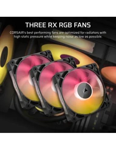 Corsair Titan 360 RX RGB AIO Kit de Refrigeración Líquida 360mm Negra