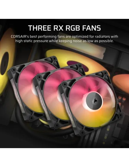 Corsair Titan 360 RX RGB AIO Kit de Refrigeración Líquida 360mm Negra