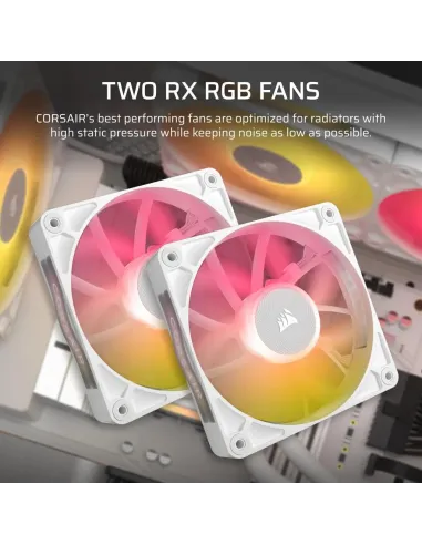 Corsair Titan 240 RX RGB AIO Kit de Refrigeración Líquida 240mm Blanca