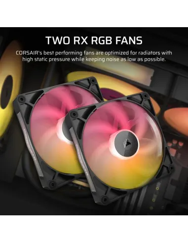 Corsair Titan 240 RX RGB AIO Kit de Refrigeración Líquida 240mm Negro