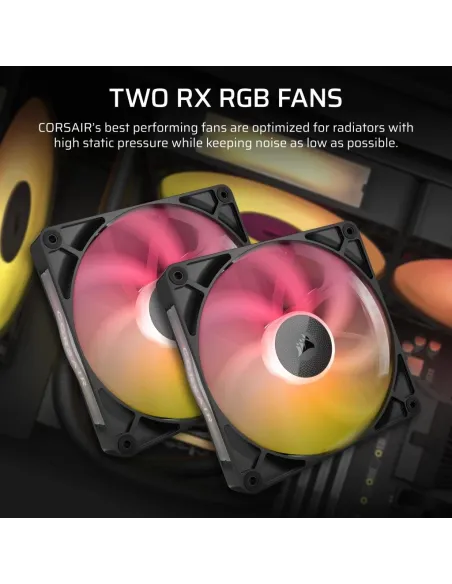 Corsair Titan 240 RX RGB AIO Kit de Refrigeración Líquida 240mm Negro