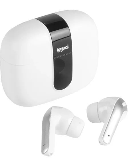 iggual IGG319352 Auriculares inalámbricos TWS Bluetooth Blancos