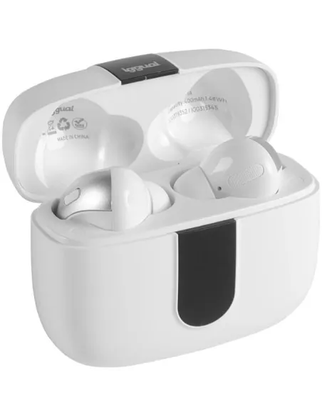 iggual IGG319352 Auriculares inalámbricos TWS Bluetooth Blancos