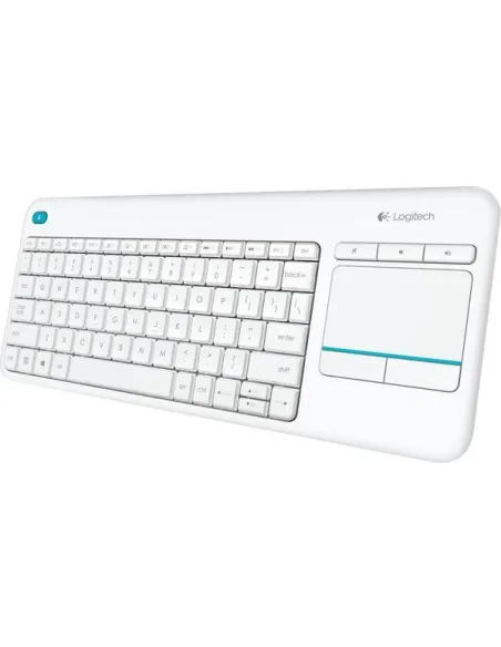 Logitech K400 Plus Teclado Inalámbrico con TouchPad Blanco