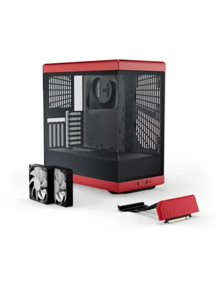 Hyte Y40 Cristal Templado USB 3.0 Roja
