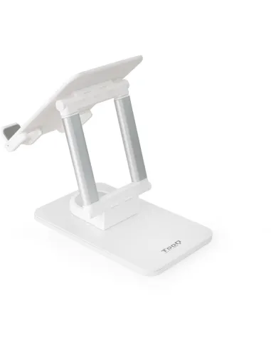 TooQ PH-HERMES-LUNA Soporte de Sobremesa Ajustable para Móvil/Tablet Hasta 12,9" Blanco