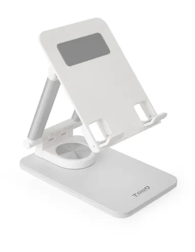 TooQ PH-HERMES-LUNA Soporte de Sobremesa Ajustable para Móvil/Tablet Hasta 12,9" Blanco