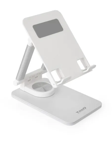 TooQ PH-HERMES-LUNA Soporte de Sobremesa Ajustable para Móvil/Tablet Hasta 12,9" Blanco
