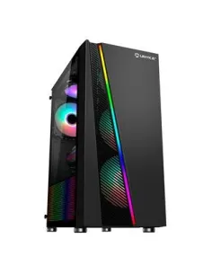 UNYKAch Glayze Caja PC ATX Negra RGB Cristal Templado USB 3.0