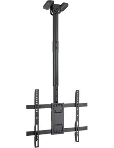 Tooq LPCE1175TSLI-B Soporte de Techo Inclinable y Rotatorio para Monitor/TV 32"-75" Máx.60 Kg Negro-AISATV0384