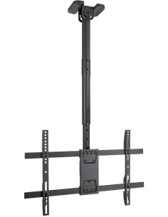 Tooq LPCE1186TSLI-B Soporte de Techo Inclinable y Rotatorio para Monitor/TV 43"-86" Máx. 60 Kg Negro-AISATV0386
