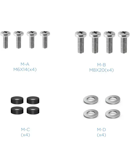 TooQ LP1345TN-B Soporte para Pared Inclinable y Giratorio 13"-43" Máx. 20Kg Negro