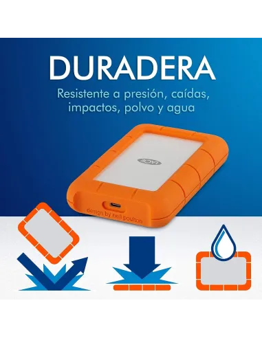 LaCie Rugged 4TB 2.5" USB-C 3.2 Gen 1