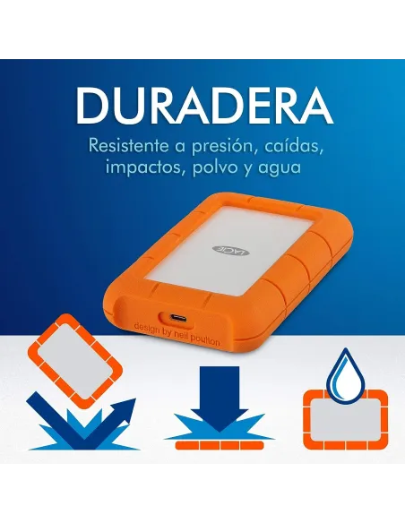 LaCie Rugged 4TB 2.5" USB-C 3.2 Gen 1