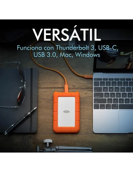 LaCie Rugged 4TB 2.5" USB-C 3.2 Gen 1