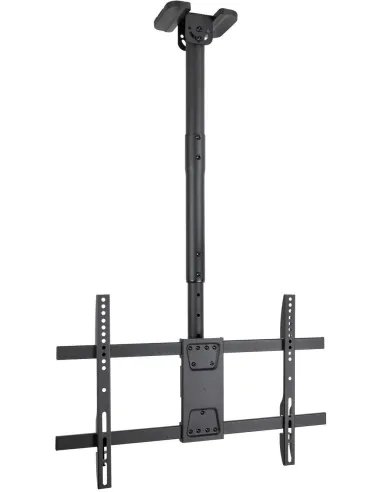 Tooq LPCE1186TSLI-B Soporte de Techo Inclinable y Rotatorio para Monitor/TV 43"-86" Máx. 60 Kg Negro