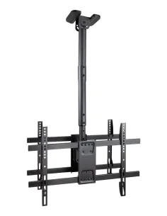 Tooq LPCE2286TSLI-B Soporte de Techo Inclinable y Rotatorio para 2 Monitores/TVs 43"-86" Máx. 100 Kg Negro-AISATV0388