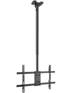Tooq LPCE1186TSLI-XL-B Soporte de Techo Inclinable y Rotatorio para Monitor/TV 43"-86" Máx. 60 Kg Negro-AISATV0387